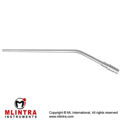 Luer Suction Tube Stainless Steel, Working Length - Diameter 110 mm - 4.5 mm Ø